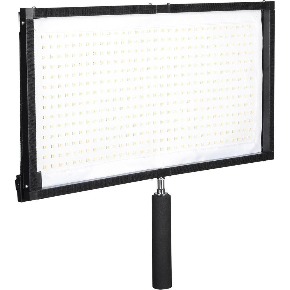 Bescor FM448 Flexible Bi-Color LED Light Mat with Swivel Ball Mount and Battery