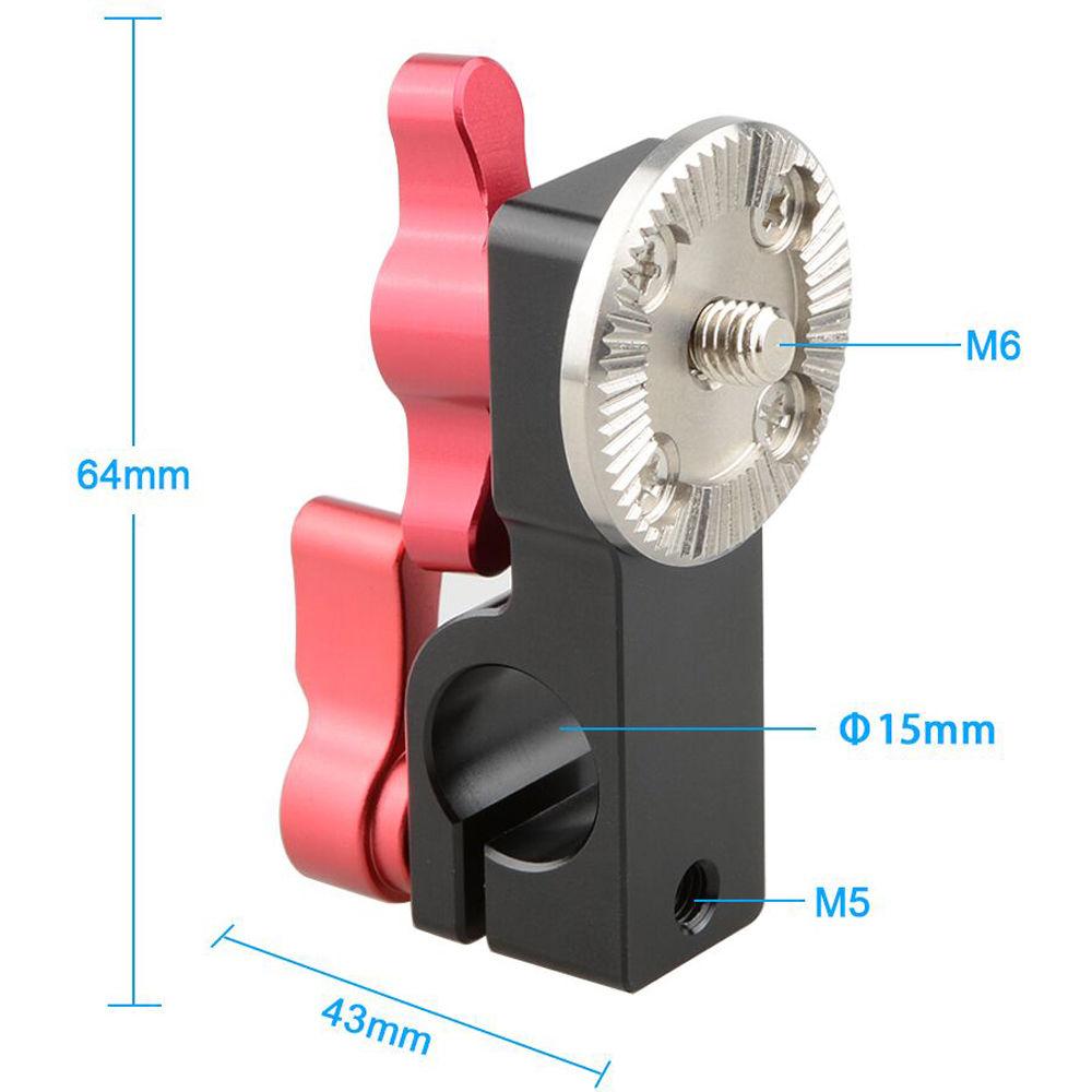 CAMVATE 15mm Rod Clamp with ARRI Rosette Mount