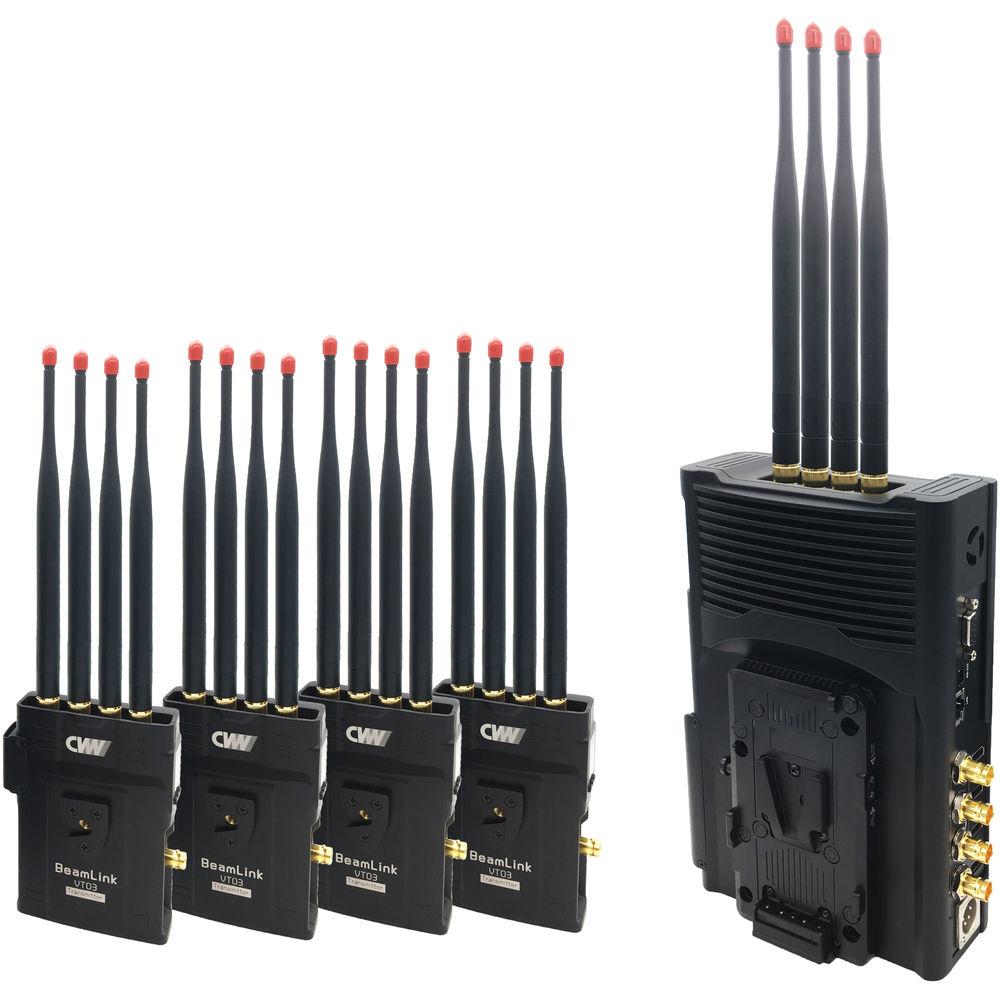 Crystal Video Technology BeamLink-Quad 4-Channel Full HD Wireless Video Transmission System