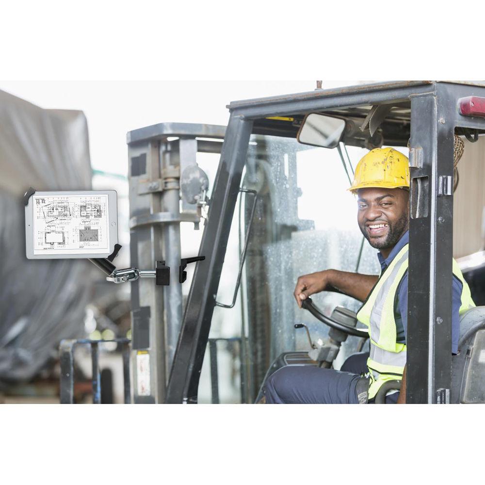 CTA Digital Heavy-Duty Security Pole Clamp for 7-14" Tablets