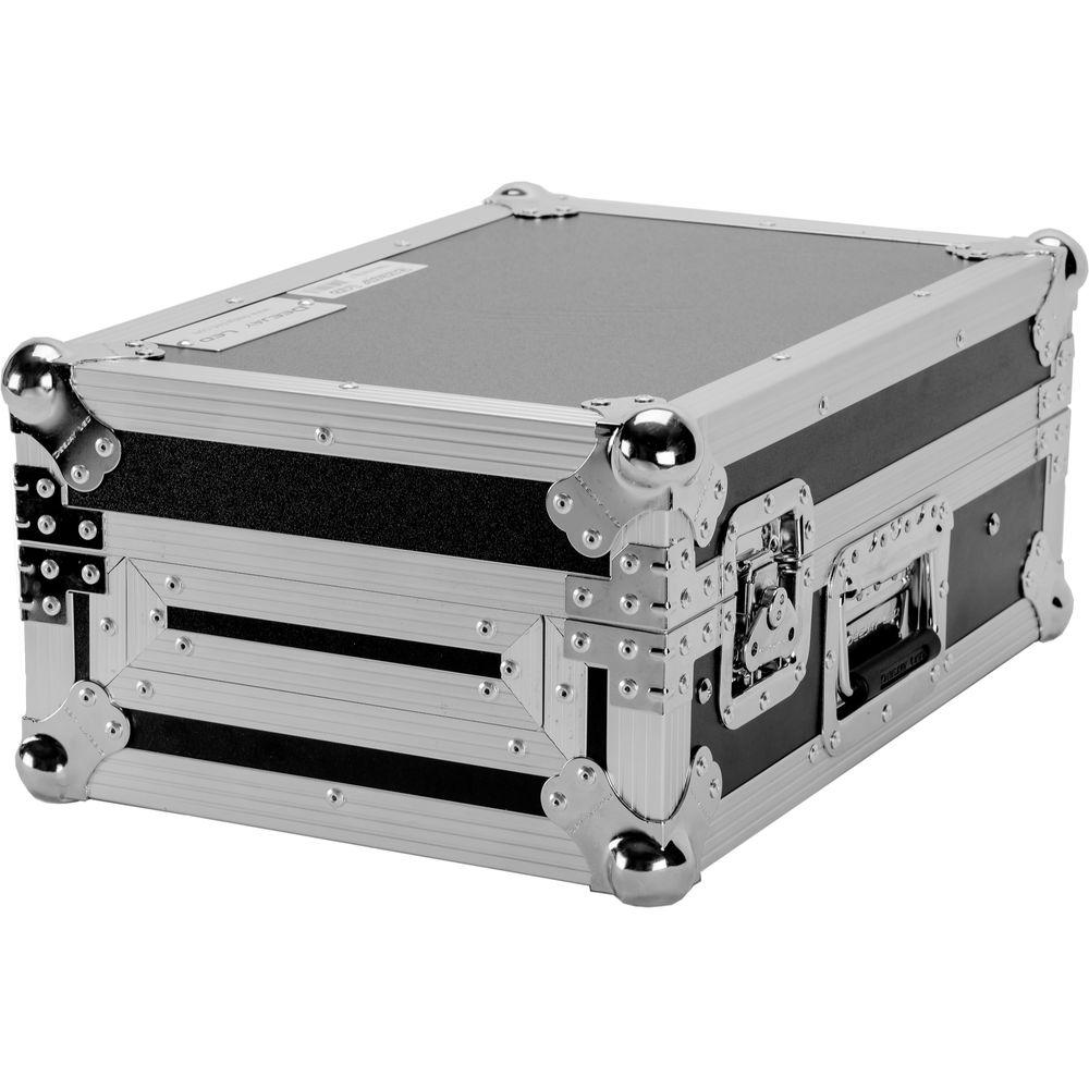 DeeJay LED 10" DJ Mixer Case with Laptop Shelf
