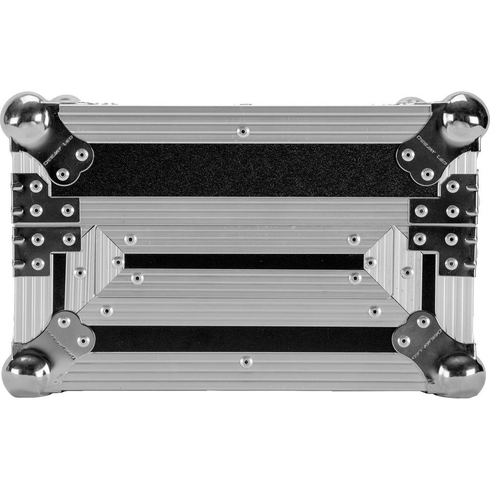 DeeJay LED 10" DJ Mixer Case with Laptop Shelf