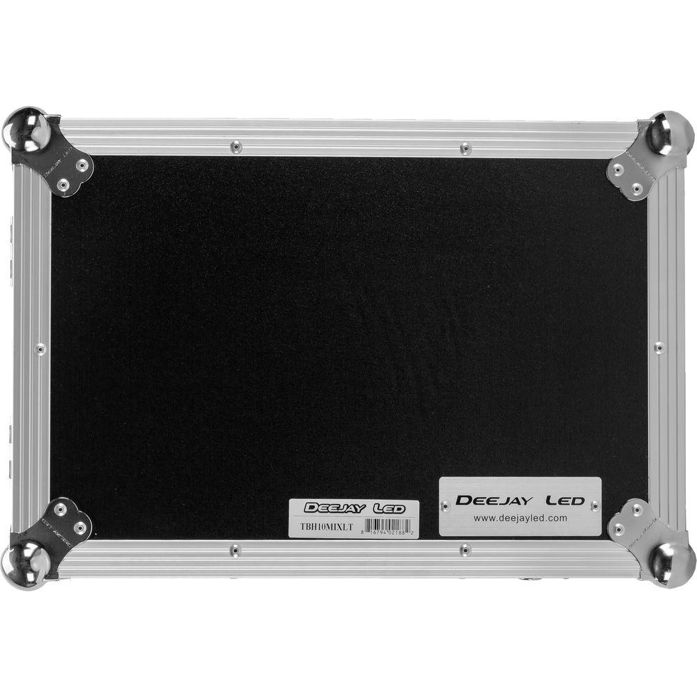 DeeJay LED 10" DJ Mixer Case with Laptop Shelf