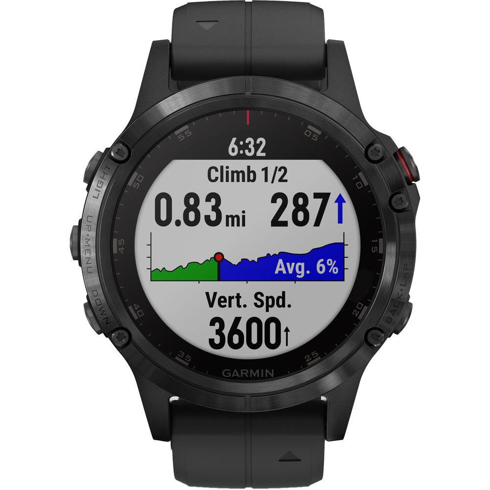 Garmin fenix 5 Plus Sapphire Edition Multi-Sport Training GPS Watch