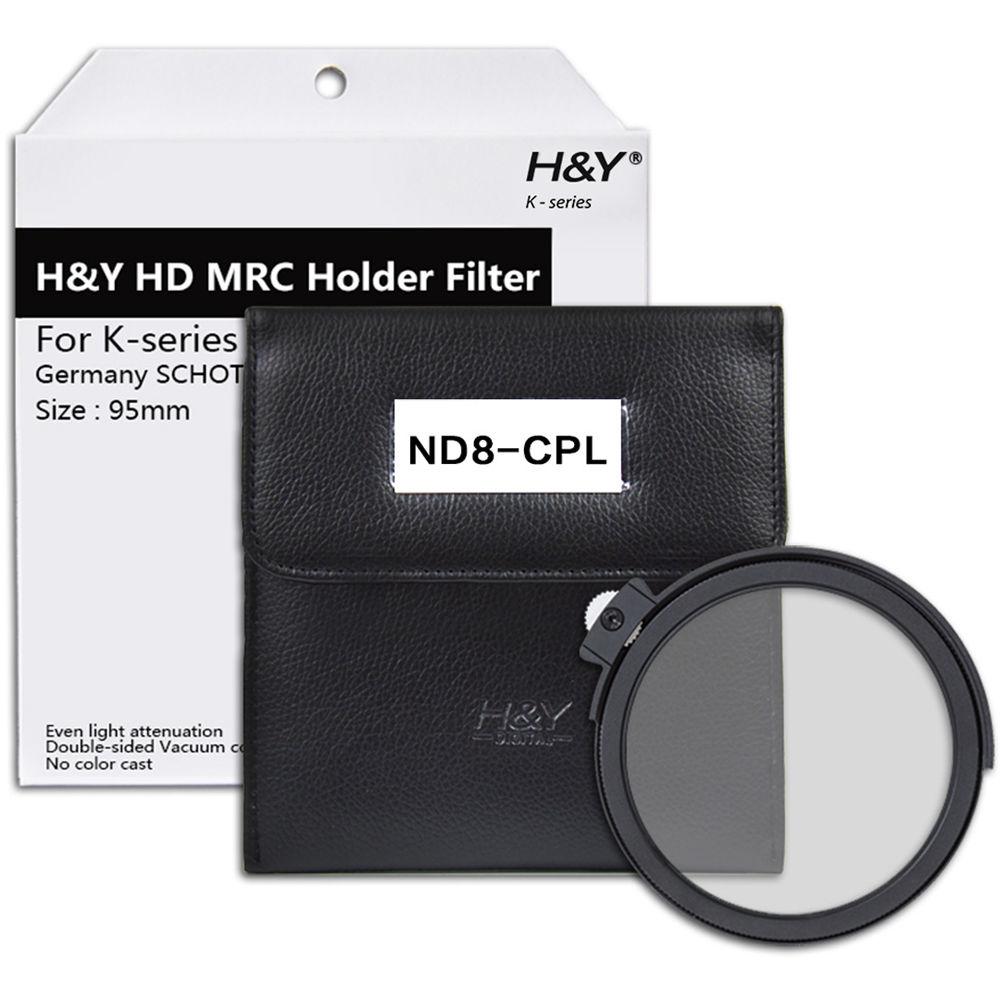 H&Y Filters Drop-In K-Series Neutral Density 0.9 and Circular Polarizer Filter for H&Y Filters 100mm K-Series Filter Holder