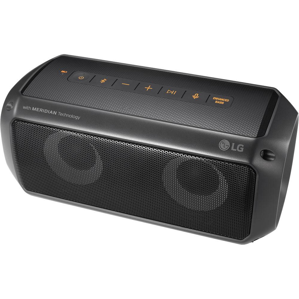 LG PK3 Portable Bluetooth Speaker with Meridian Technology