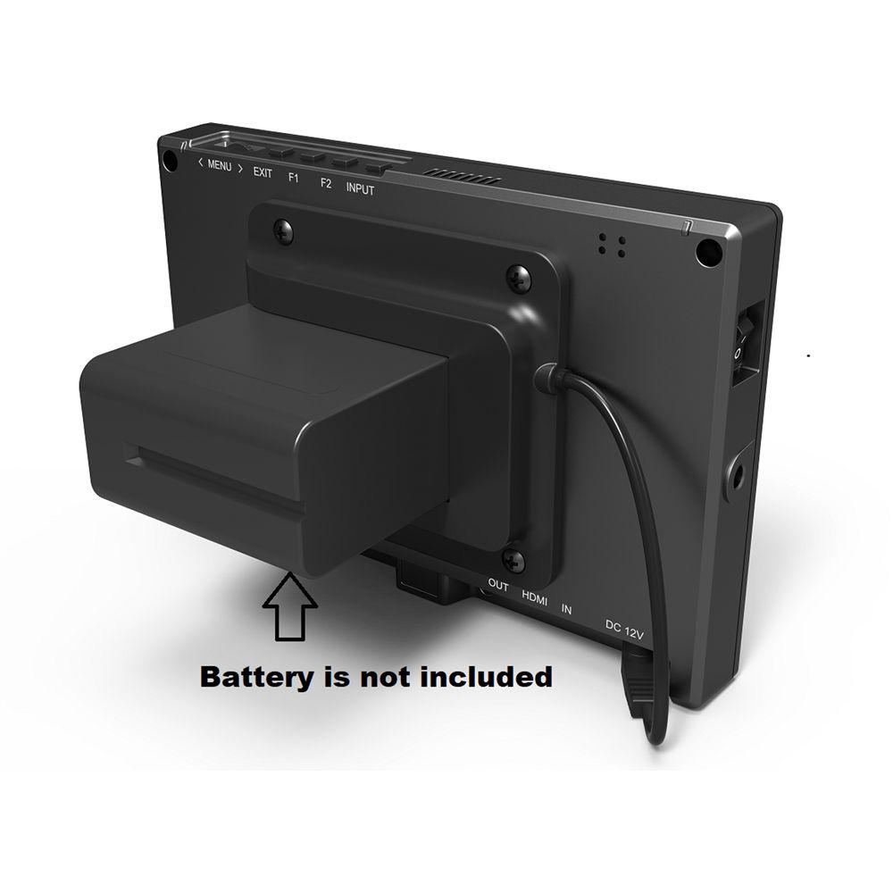 Lilliput FS7 7" 4K HDMI 3G-SDI Monitor with L-Series Type Plate