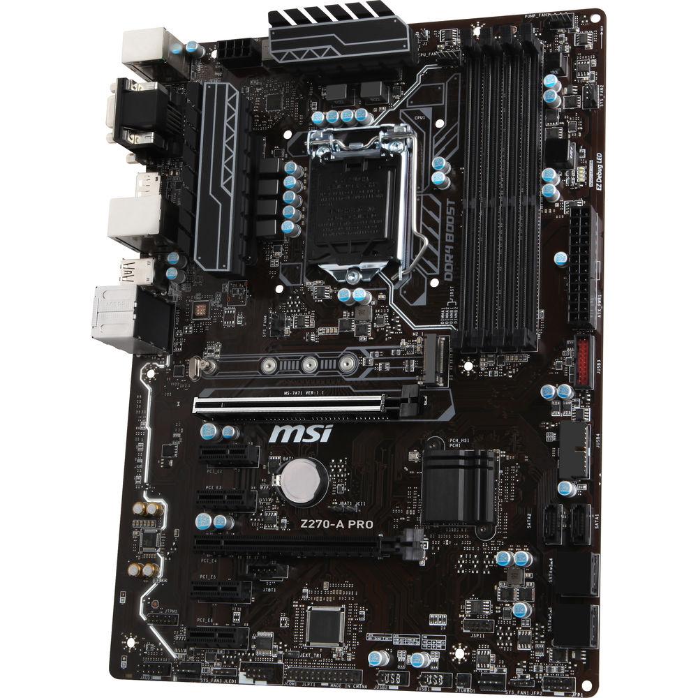 MSI Z270-A Pro LGA1151 ATX Motherboard