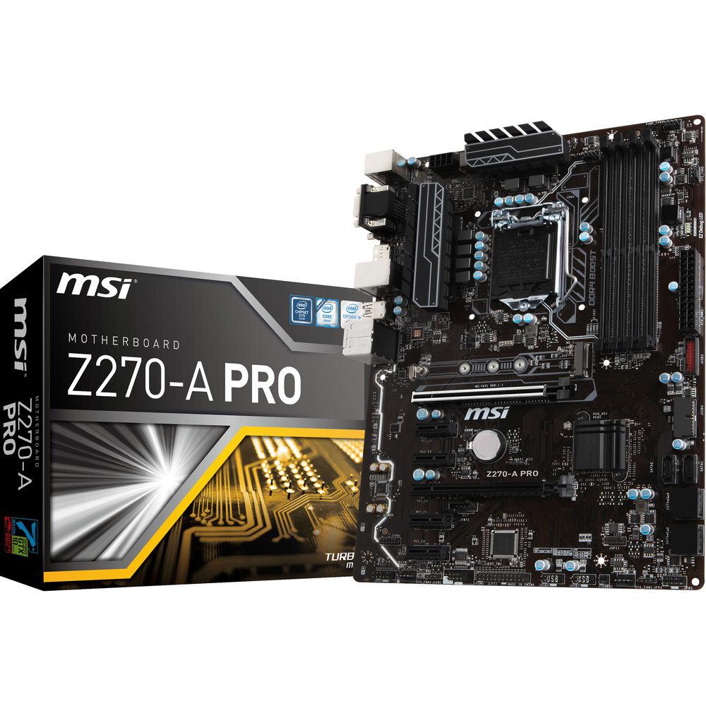 MSI Z270-A Pro LGA1151 ATX Motherboard