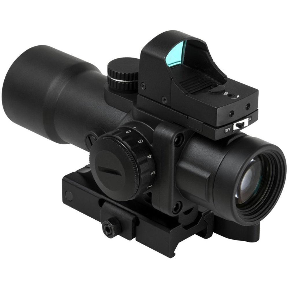 NcSTAR 3.5x32 CPO Riflescope with Micro Red Dot Sight