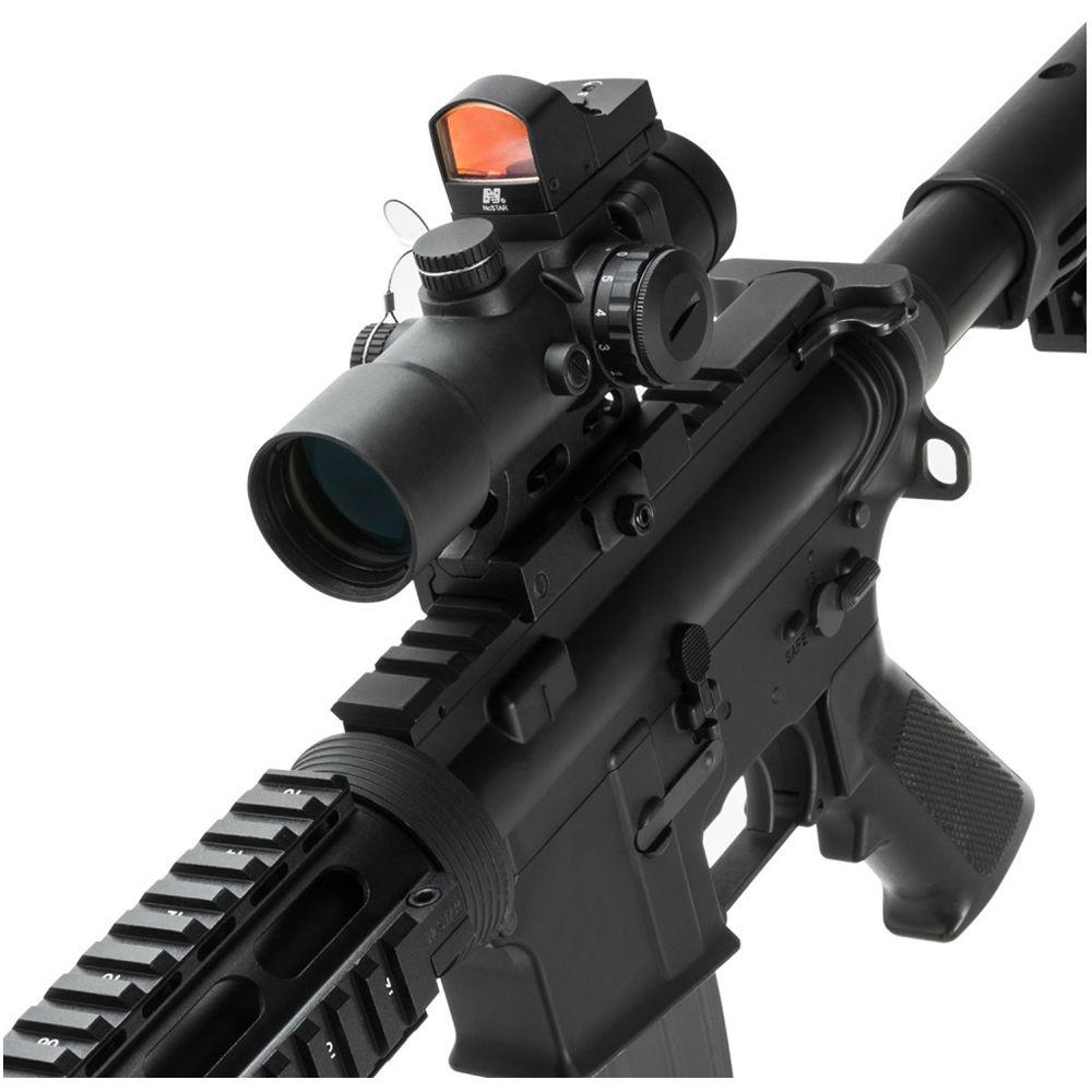 NcSTAR 3.5x32 CPO Riflescope with Micro Red Dot Sight