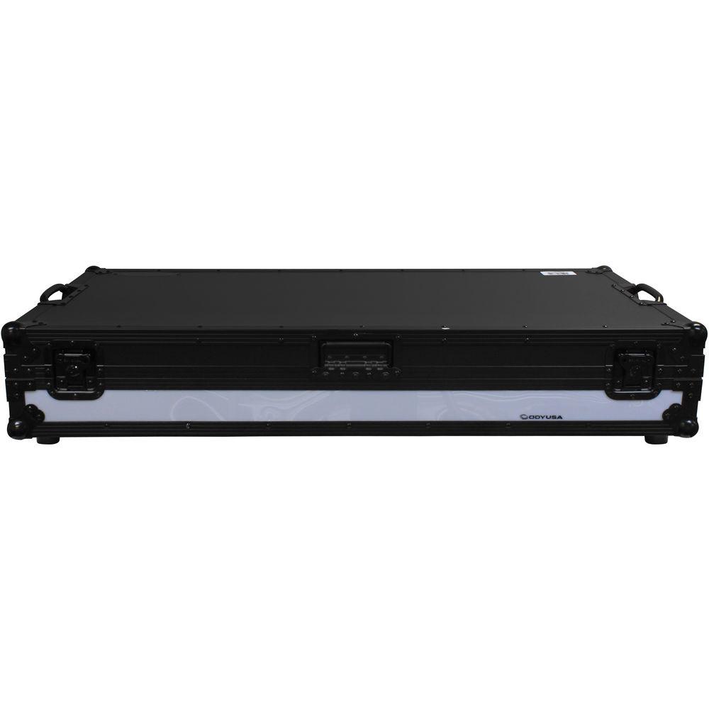 Odyssey Innovative Designs Flight FX Low Profile Glide-Style DJ Coffin for 12" Format Mixer & Two Turntables