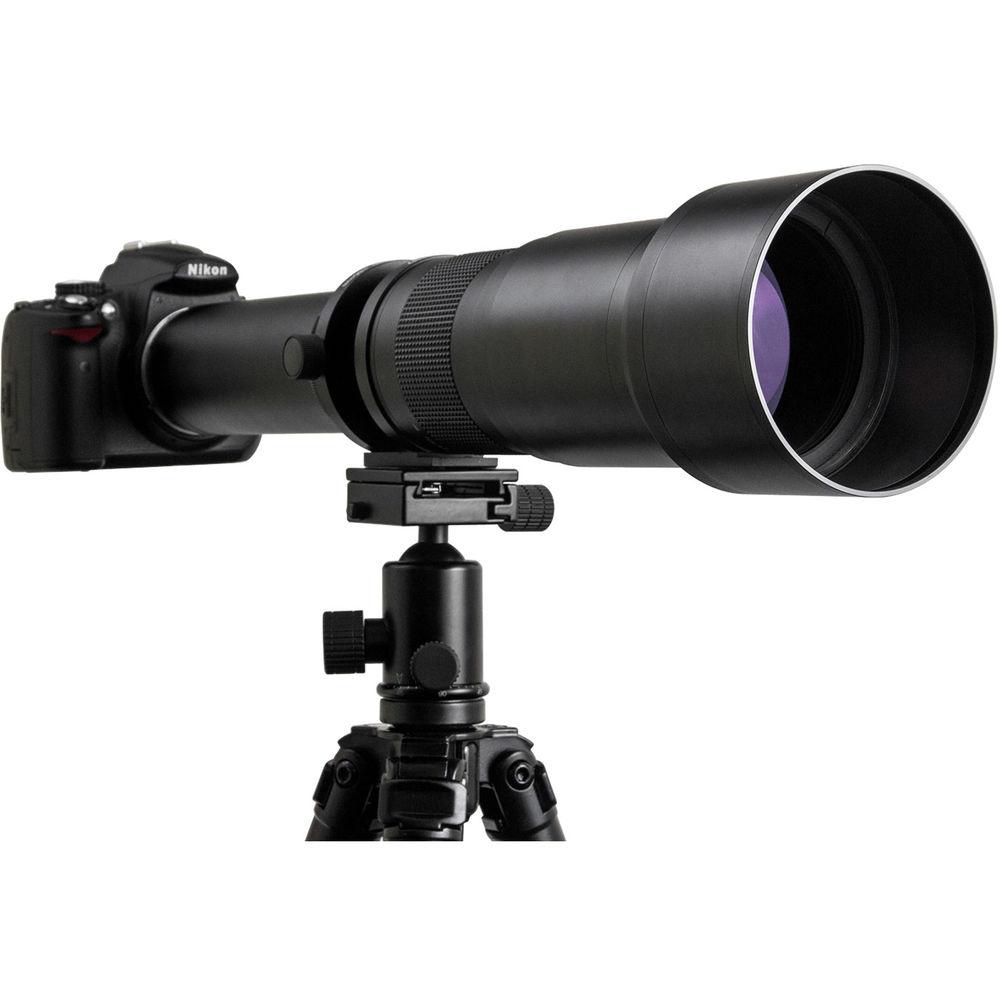 Opteka 650-1300mm f 8-16 Preset Telephoto Zoom Lens for T Mount