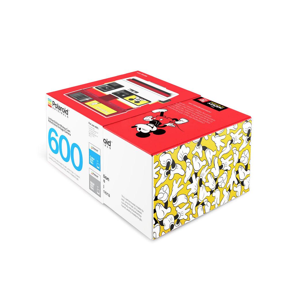 Polaroid Originals 600 Disney Mickey Mouse Cam Instant Film Camera