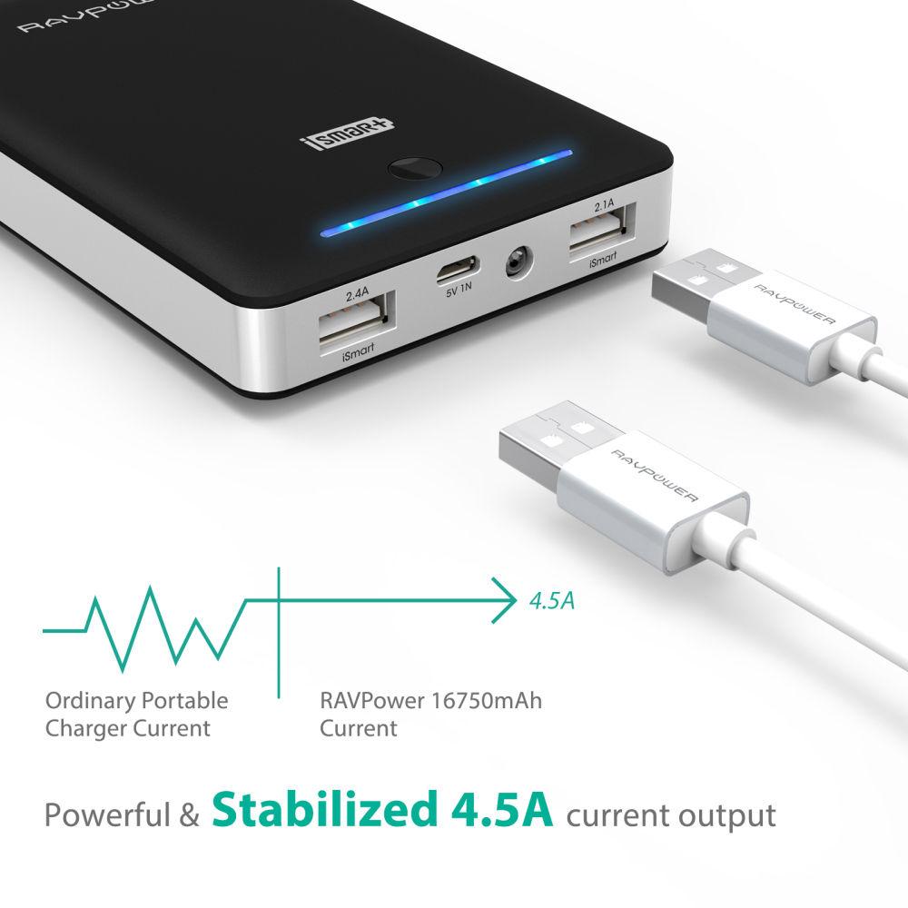 RAVPower Deluxe 16,750mAh External Battery Charger