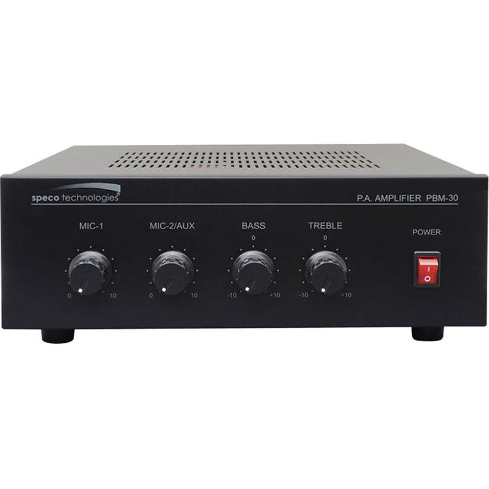 Speco Technologies Digital Deterrent Alarm Kit with 30W Amplifier, PA Speaker Horn, Strobe Flasher & Power Supply