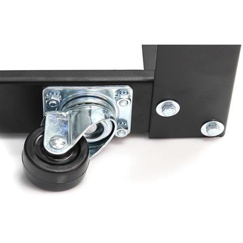 StarTech 12 RU 4-Post Server Equipment & Open-Frame Rack Cabinet with Adjustable Posts & Casters