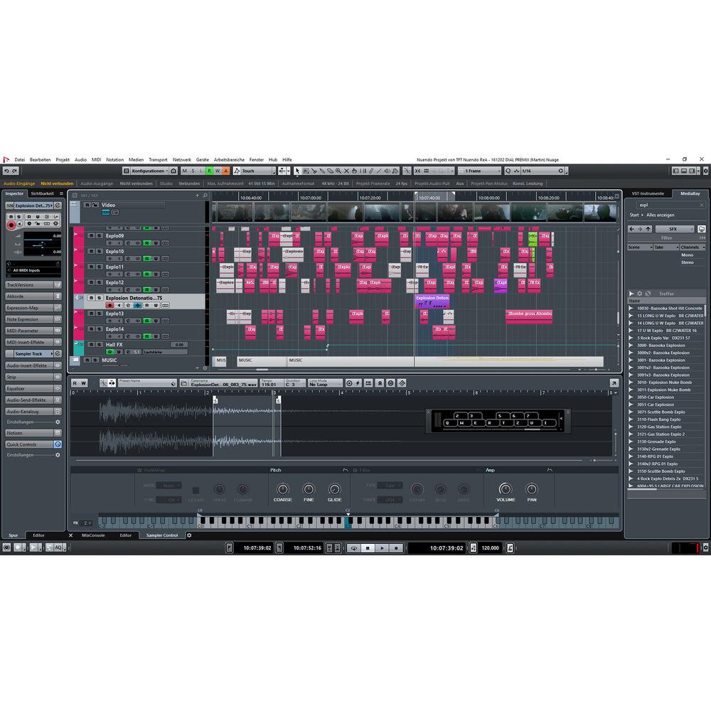 Steinberg Nuendo 8 Audio Post-Production Software Environment