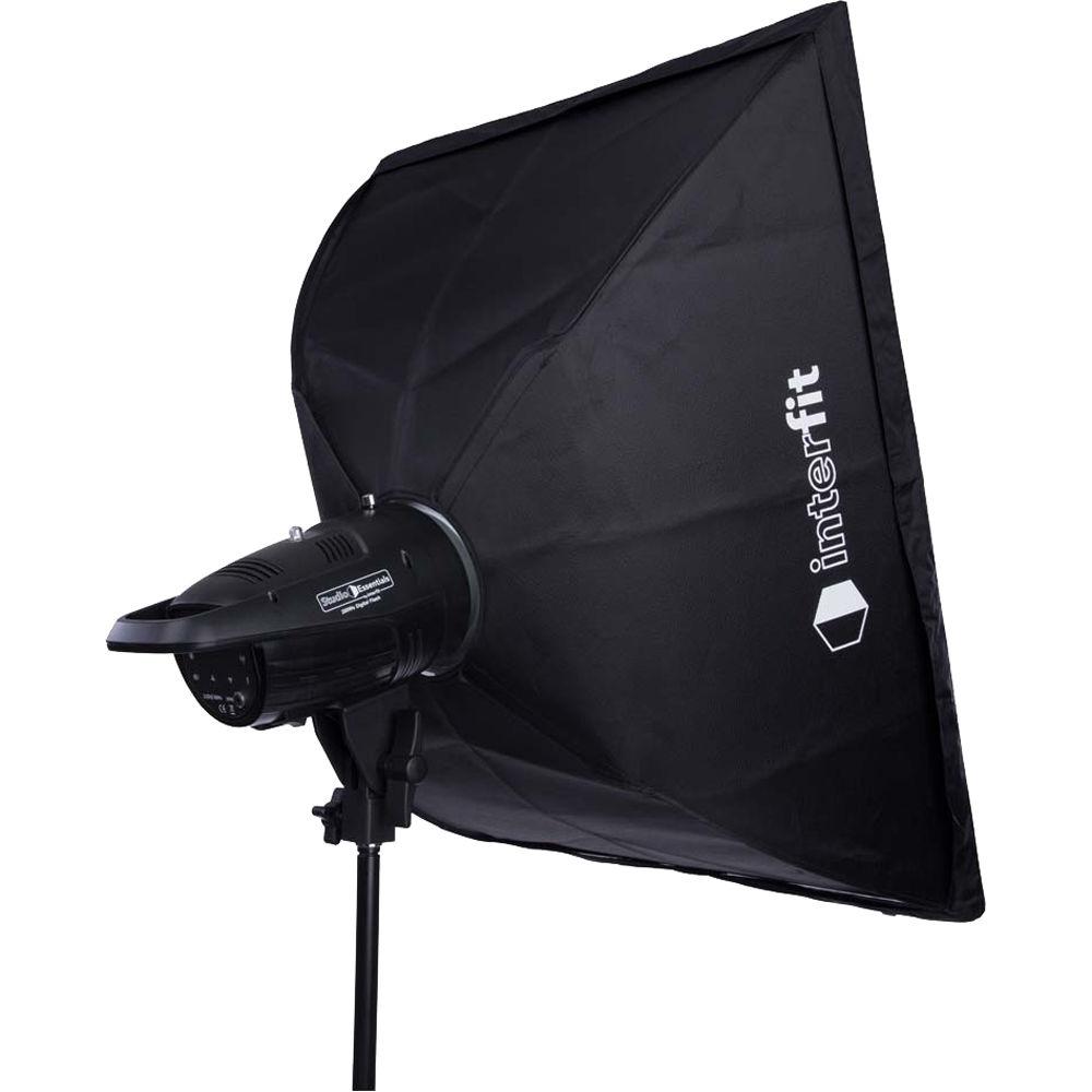 Studio Essentials 200Ws Value Flash Head 2-Light Kit with Softboxes and Wireless Remote