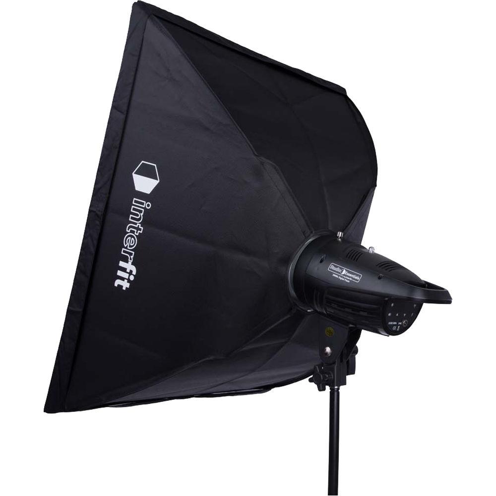 Studio Essentials 200Ws Value Flash Head 2-Light Kit with Softboxes and Wireless Remote