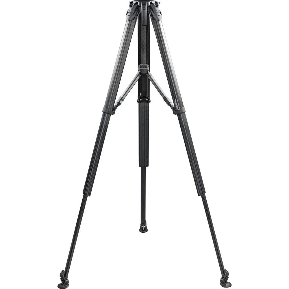 Vinten flowtech 100 Carbon Fiber Tripod with Mid-Level Spreader and Rubber Feet