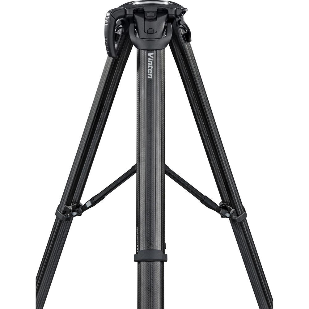 Vinten flowtech 100 Carbon Fiber Tripod with Mid-Level Spreader and Rubber Feet