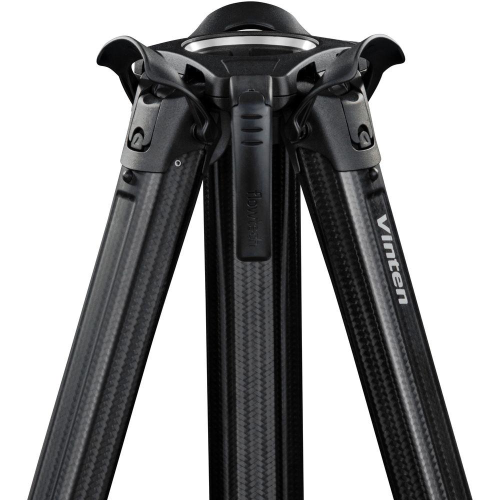 Vinten flowtech 100 Carbon Fiber Tripod with Mid-Level Spreader and Rubber Feet