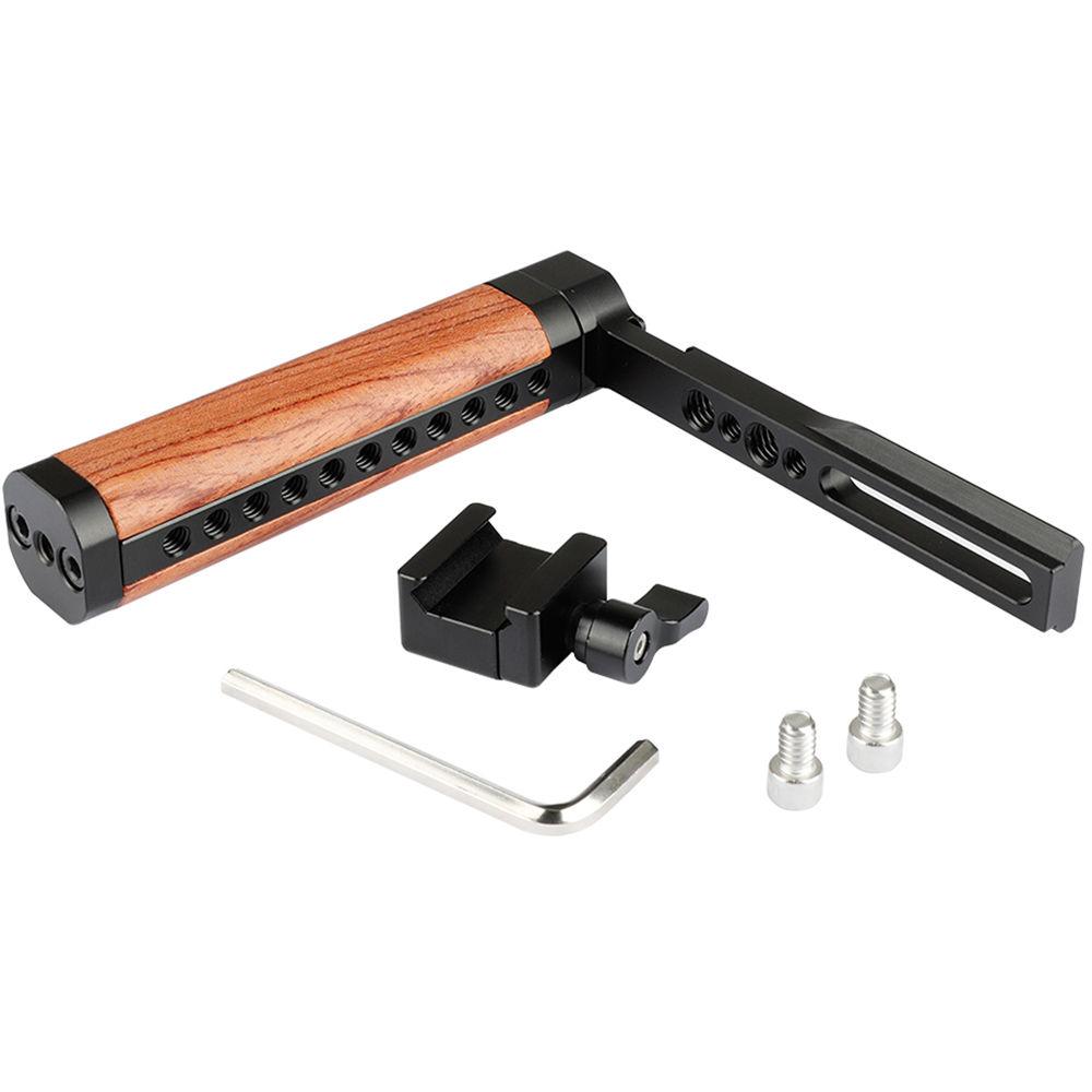 CAMVATE Wood Side Handle With Nato Clamp