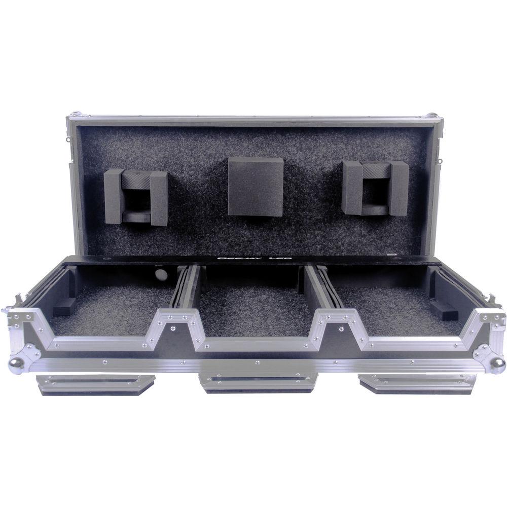 DeeJay LED Case for Pioneer CDJ Multi-Player and DJMS9 Mixer with Wheels