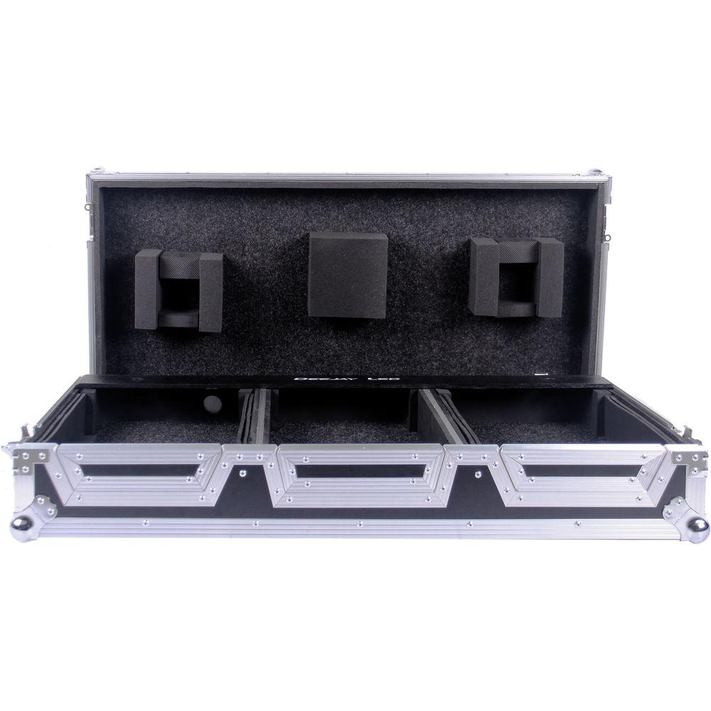 DeeJay LED Case for Pioneer CDJ Multi-Player and DJMS9 Mixer with Wheels
