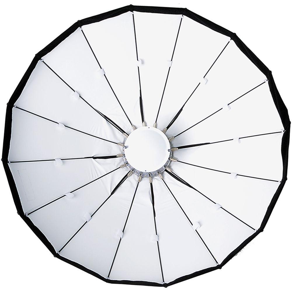 FotodioX EZ-Pro Foldable Beauty Dish Softbox Combo with 50-Degree Grid for Comet Flash Heads