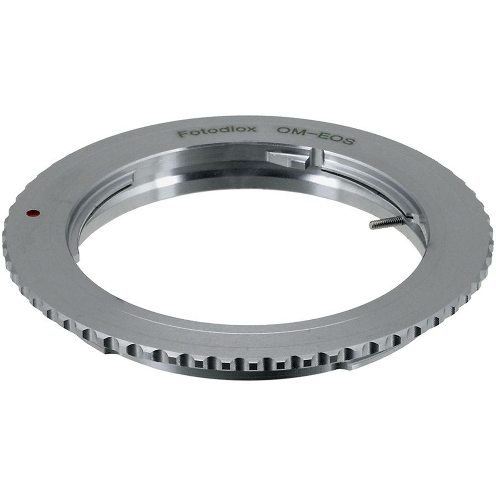 FotodioX Lens Mount Adapter with Generation v10 Focus Confirmation Chip for Olympus OM-Mount Lens to Canon EF or EF-S Mount Camera