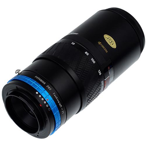 FotodioX Pro Mount Adapter with Aperture Control Dial for Yashica 230-AF Lens to Pentax K-Mount Camera