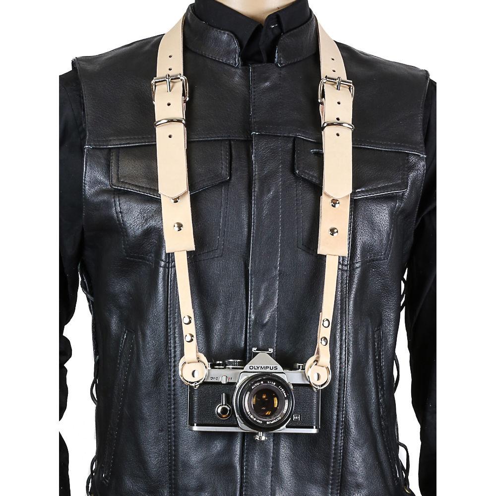 Funk Plus 1.13" Double Roller Buckle Leather Camera Strap