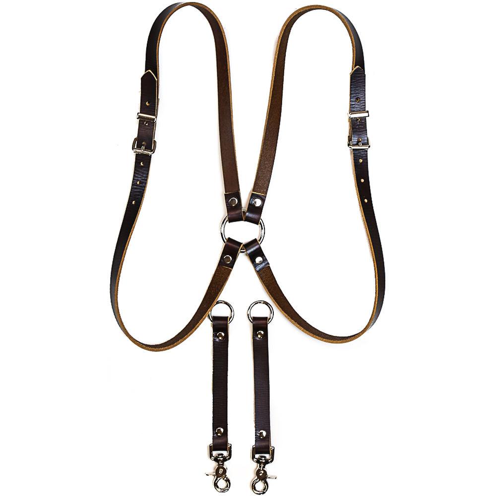 Funk Plus Skinny Ring Back Dual-Camera Cowhide Leather Harness