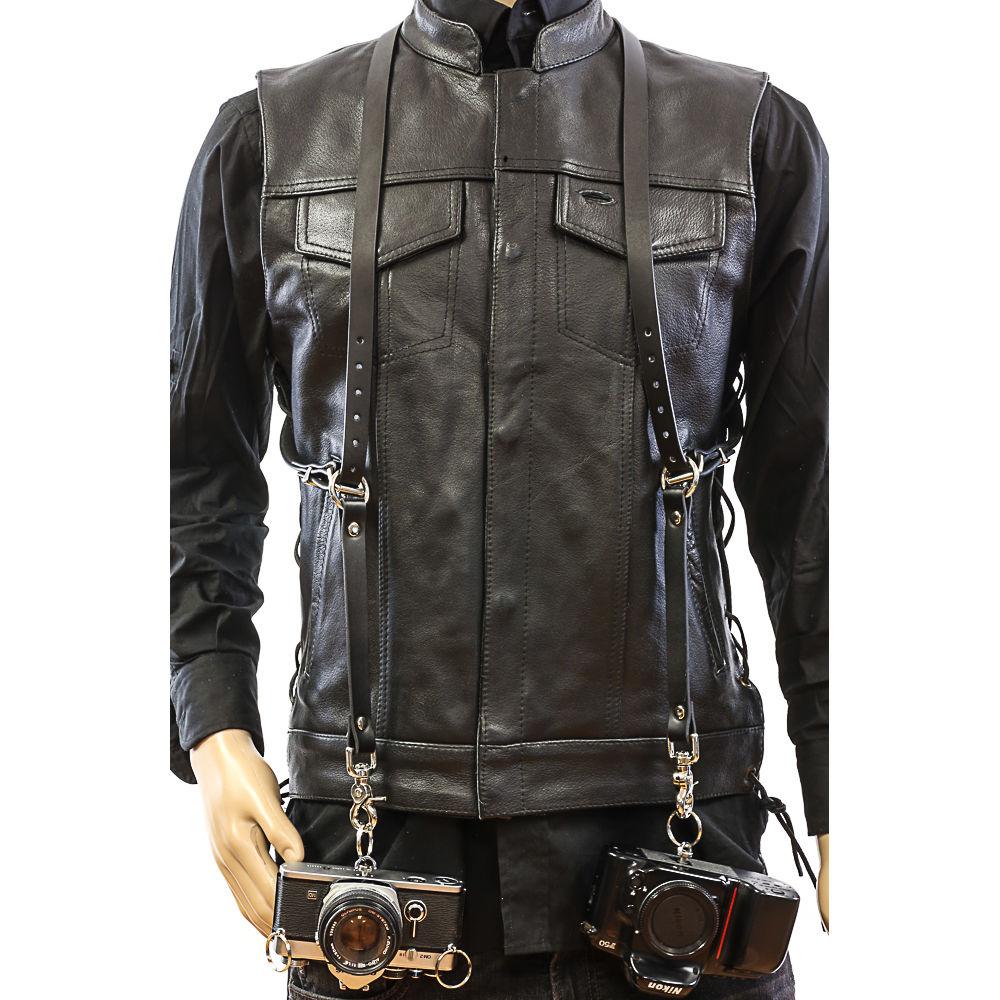 Funk Plus Skinny Ring Back Dual-Camera Cowhide Leather Harness
