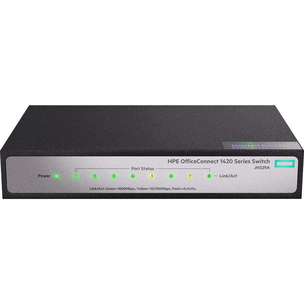 HP JH329A OfficeConnect 1420 8-Port Unmanaged Gigabit Ethernet Switch