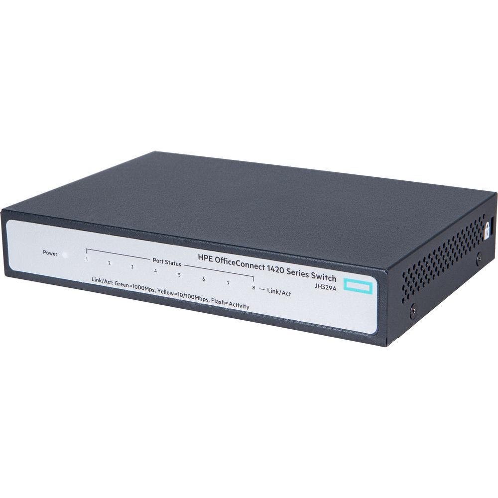 HP JH329A OfficeConnect 1420 8-Port Unmanaged Gigabit Ethernet Switch