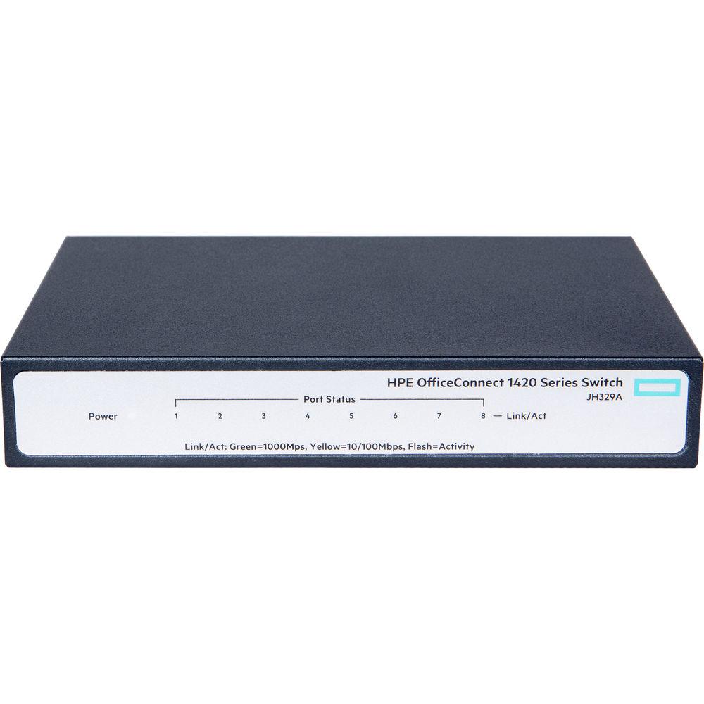 HP JH329A OfficeConnect 1420 8-Port Unmanaged Gigabit Ethernet Switch
