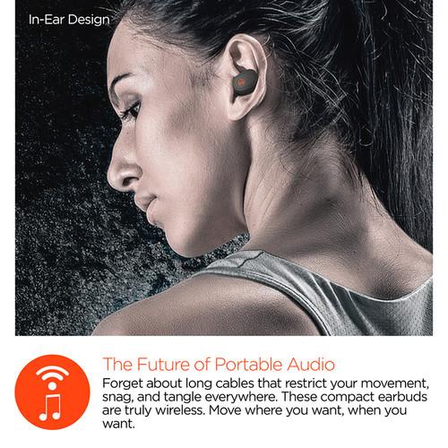 HyperGear Sport True Wireless Earbuds with Charging Case