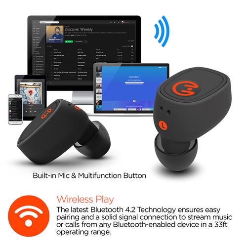 HyperGear Sport True Wireless Earbuds with Charging Case