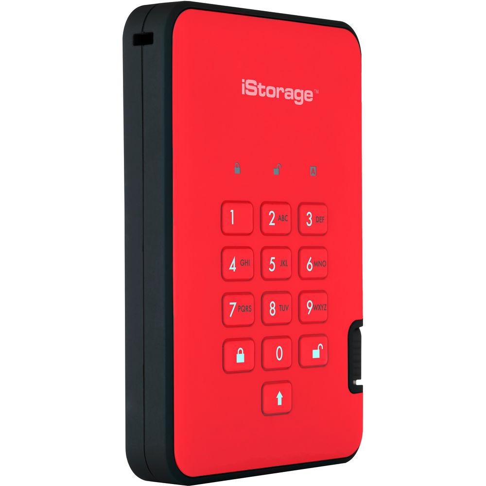 Istorage 4TB diskAshur2 USB 3.1 Encrypted Portable SSD