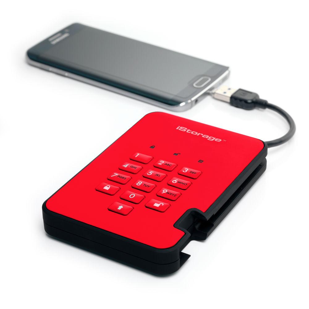 Istorage 4TB diskAshur2 USB 3.1 Encrypted Portable SSD