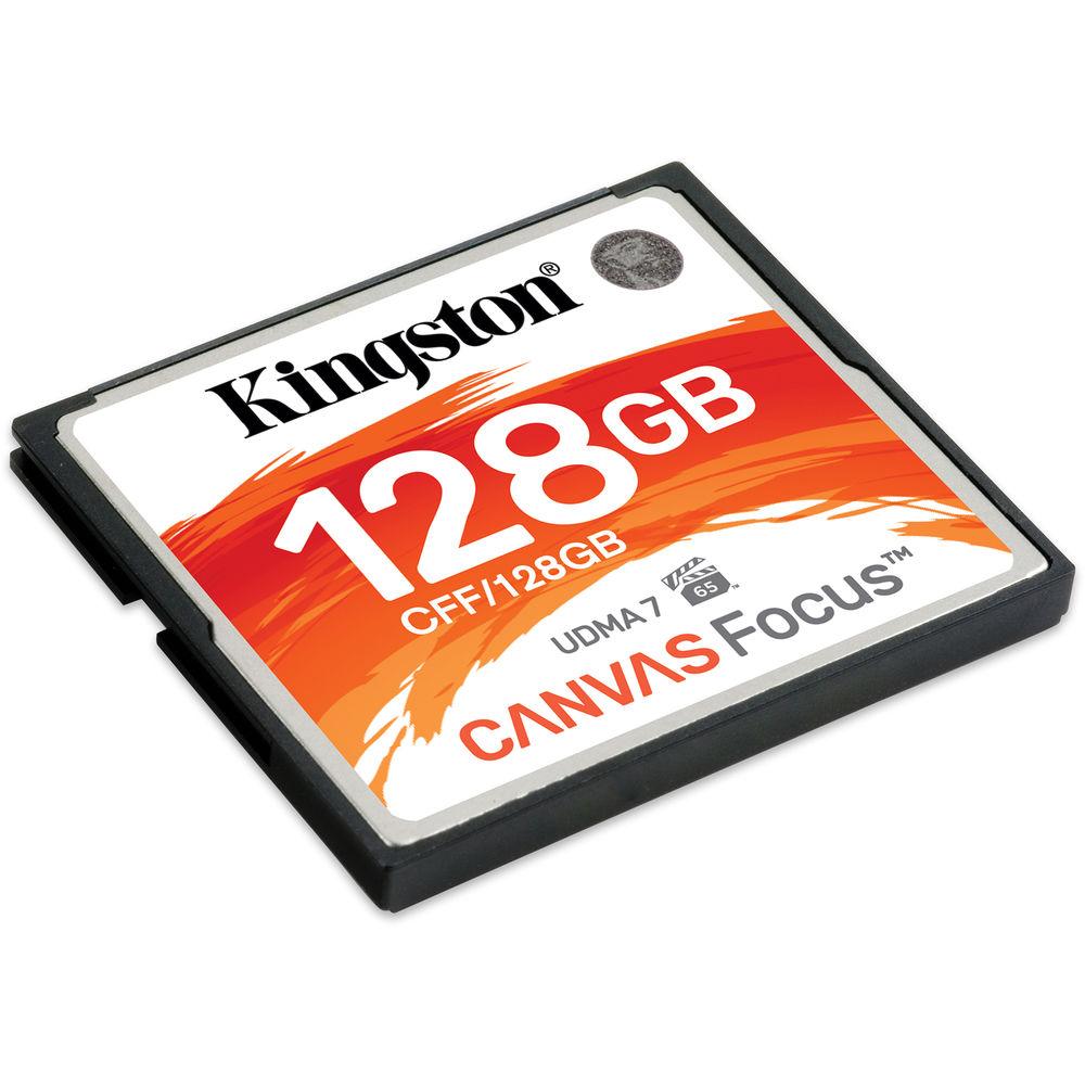 Kingston 128GB Canvas Focus CompactFlash Memory Card