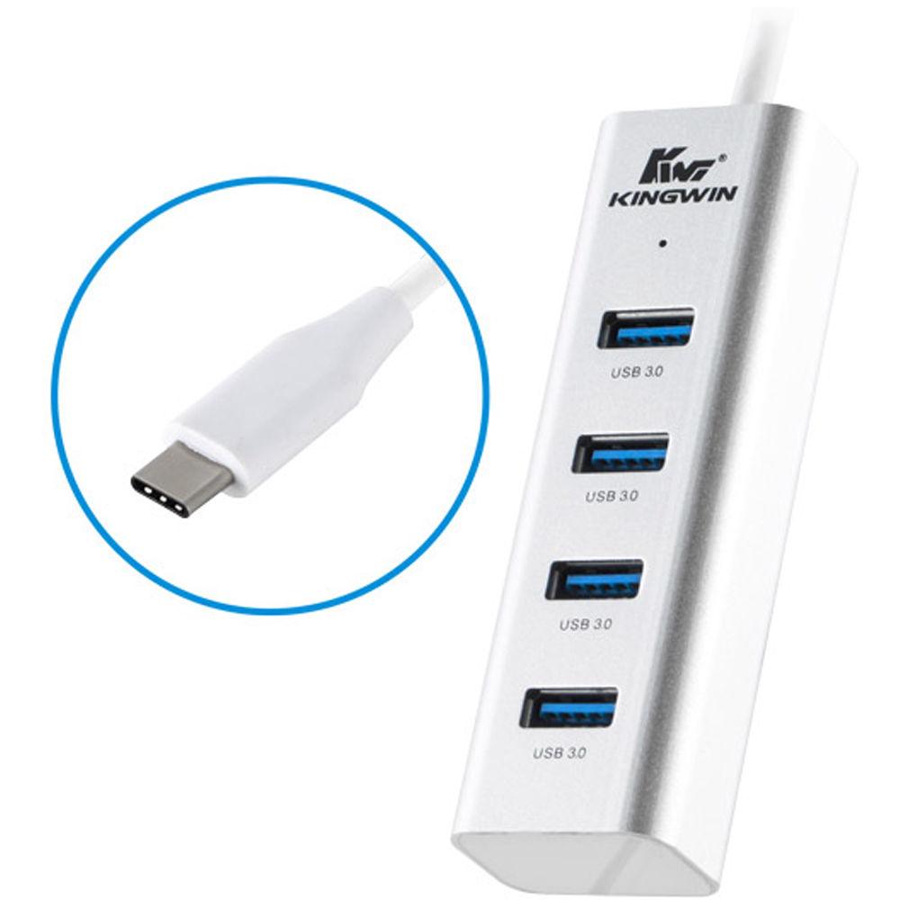 Kingwin 4-Port USB 3.1 Gen 1 Type-C Hub