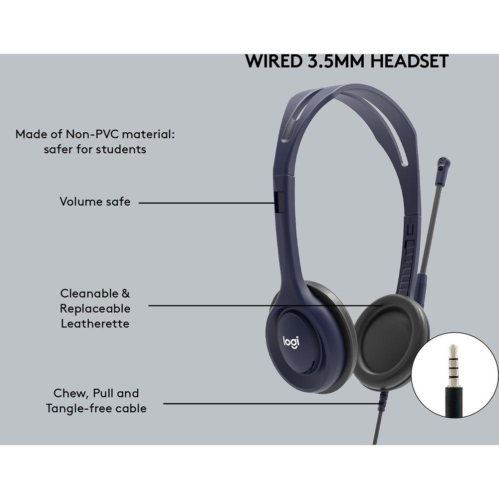 Logitech Wired 3.5mm Education Headset