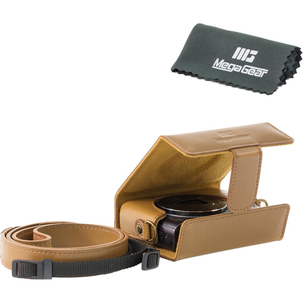 MegaGear Ever Ready Leather Camera Case for Canon PowerShot SX620 HS