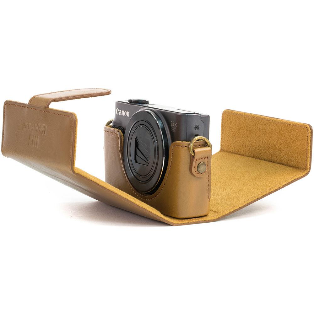 MegaGear Ever Ready Leather Camera Case for Canon PowerShot SX620 HS