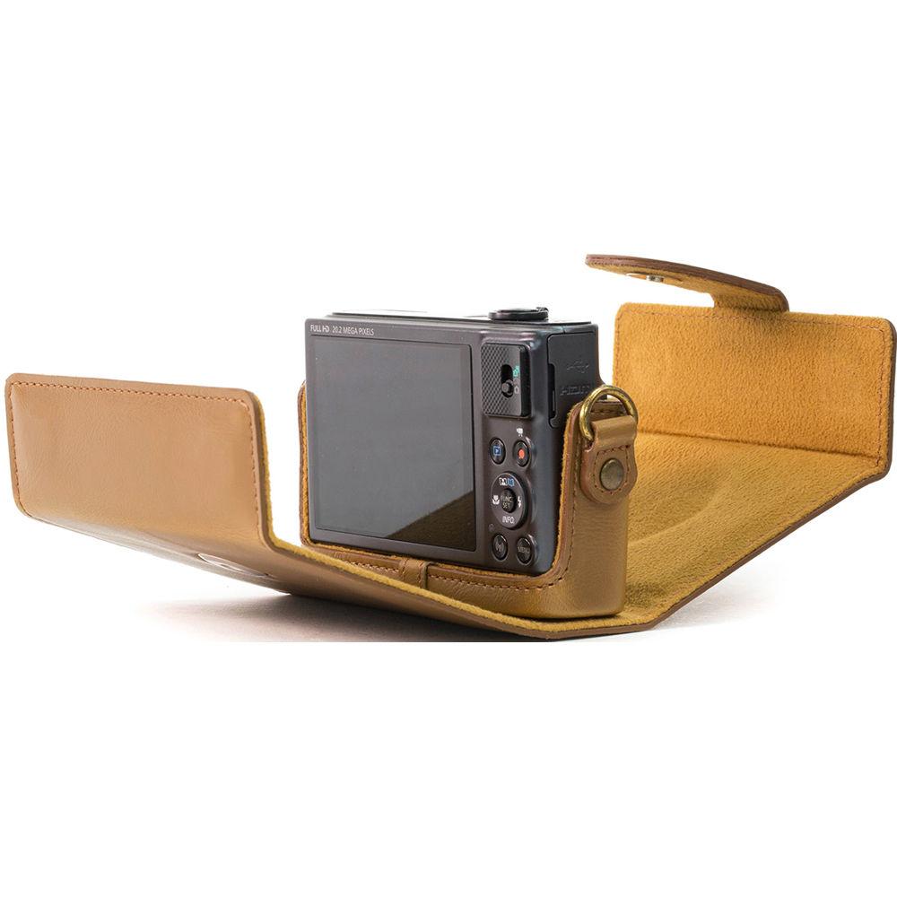 MegaGear Ever Ready Leather Camera Case for Canon PowerShot SX620 HS