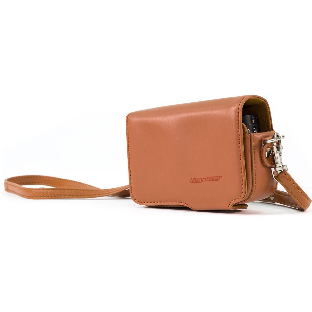 MegaGear Leather Case with Belt Loop for Select Sony Cyber-shot Cameras